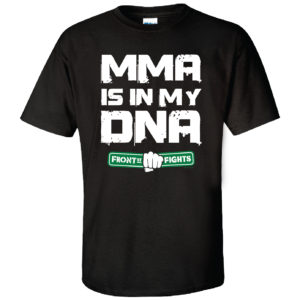 FRONT STREET FIGHTS MMA/DNA TEE, BLACK
